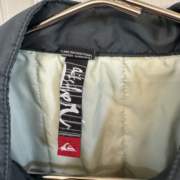 Retro Y2K Quicksilver Gray High End Moto Racer Jacket Surf Men’s S Rare - Picture 6 of 9